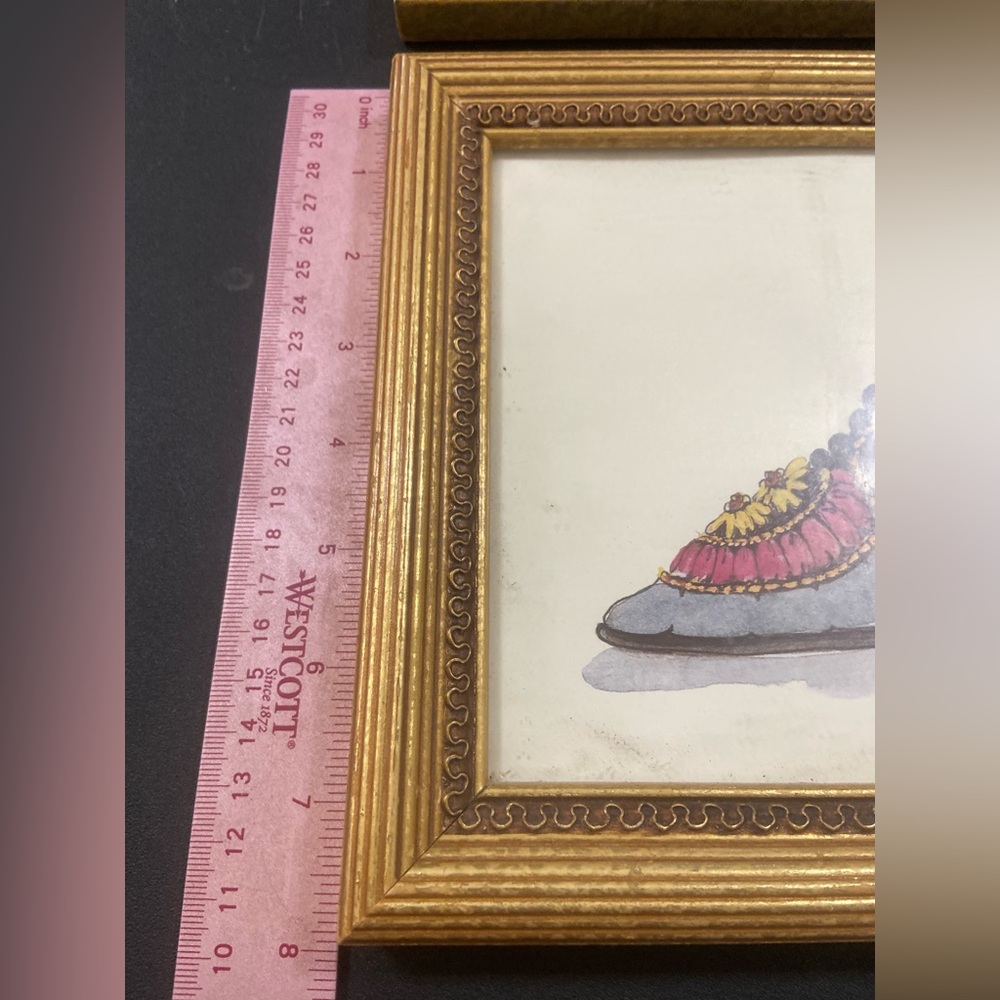 Peggy Abrams Shoe Prints ~ you get both - Picture 2 of 6